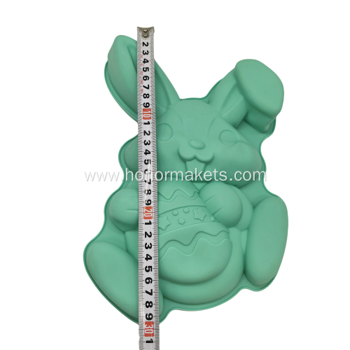 EASTER Bunny with Egge Silicone Mould